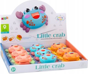 LeanToys Mały Wesoły Krab Napęd Frykcyjny 3 Kolory 4