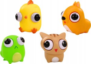 LeanToys Antystresowa Zabawka Wesoły Potworek Gniotek Sensoryczny MIX 2