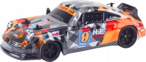 LeanToys Autko Zdalnie Sterowane RC 1:18 Gumowe Koła Drift Pomarańczowy 2