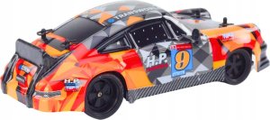 LeanToys Autko Zdalnie Sterowane RC 1:18 Gumowe Koła Drift Pomarańczowy 3