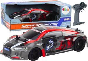 LeanToys Autko Zdalnie Sterowane RC 1:18 Gumowe Koła Drift Czerwony 1