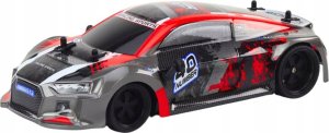 LeanToys Autko Zdalnie Sterowane RC 1:18 Gumowe Koła Drift Czerwony 2