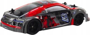 LeanToys Autko Zdalnie Sterowane RC 1:18 Gumowe Koła Drift Czerwony 3