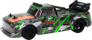 LeanToys Autko Zdalnie Sterowane RC 1:16 Gumowe Koła Drift Siwo-Zielone 2