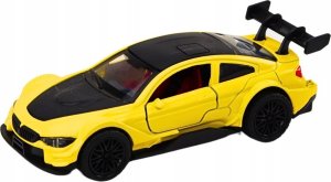 LeanToys Autko Samochód Sportowy 1:32 Napęd Frykcyjny Metalowy Żółty 2
