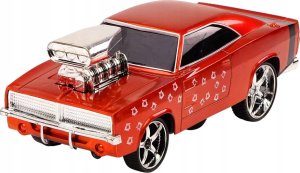 LeanToys Autko Zdalnie Sterowane 1:18 Drift 360 Światła Dźwięki Czerwony 3