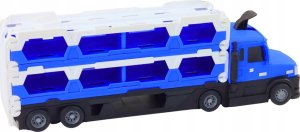 LeanToys Lora Laweta Tor Wyścigowy 2w1 Światła Dźwięki Znaki Autka Niebieska 3