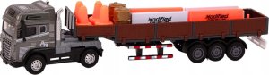 LeanToys Ciężarówka Z Przyczepą 1:24 TIR Auto Ciężarowe Akcesoria Dźwięki Światła 3