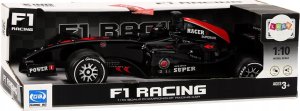 LeanToys Wyścigówka Samochód Sportowy F1 Z Napędem 1:10 Czarna Dźwięki 3