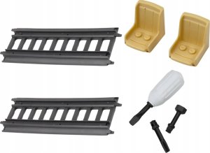 LeanToys Pociąg Pasażerski Tory Do Skręcania Majsterkowania DIY Dźwięki Światła 4