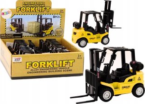 LeanToys Wózek Widłowy Napęd Frykcyjny Metalowy Żółty 2