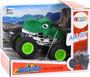 LeanToys Autko Terenowe Dinozaur Duże Koła Gumowe Zielony 3