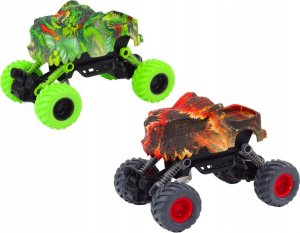 LeanToys Autko Dinozaur Napęd Frykcyjny Czerwone lub Zielone Terenowe 2