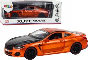 LeanToys Auto Sportowe Metalowe Napęd Frykcyjny Otwierane Elementy 1:24 Pomarańczowe 1