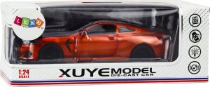 LeanToys Auto Sportowe Metalowe Napęd Frykcyjny Otwierane Elementy 1:24 Pomarańczowe 4