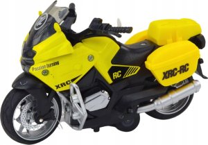 LeanToys Motocykl Sportowy z Napędem Frykcyjnym 3 Wzory Żółty Pomarańczowy Biały 2