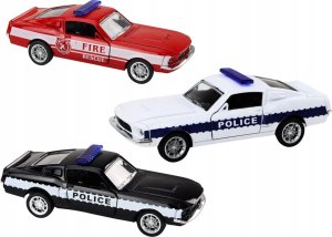 LeanToys Auto Policyjne Straż Pożarna Pojazdy Uprzywilejowane 1:32 Mix 2