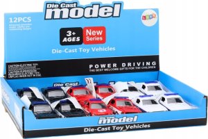 LeanToys Auto Policyjne Straż Pożarna Pojazdy Uprzywilejowane 1:32 Mix 3