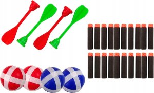 LeanToys Gra Zręcznościowa Tarcza Pistolety Strzałki Kulki Kosmos 2