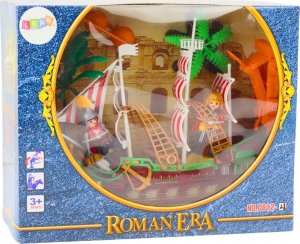 LeanToys Statek Romański Rzymianie Światła Dźwięki Katapulta Palmy 5