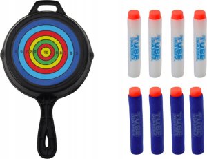LeanToys Łuk Strzelecki Z Tarczą Miękkie Strzałki 8 sztuk Biało-Niebieski 3