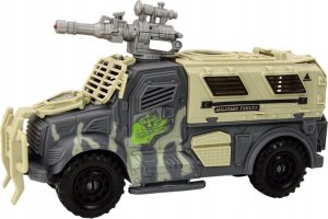 LeanToys Zestaw Militarny Wojskowy Wóz Bojowy Helikopter Żołnierze Akcesoria Dźwięki 3