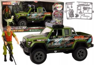LeanToys Terenowy Samochód Myśliwski Myśliwy Dinozaur Światła Dźwięki Zielony 1