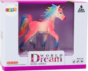 Figurka LeanToys Figurka Kolekcjonerska Mały Jednorożec Różowy 8 CM 3