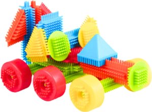 LeanToys Zestaw Klocków W Pudełku 200 Elementów Wielokolorowe 2