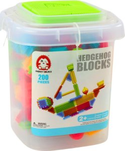 LeanToys Zestaw Klocków W Pudełku 200 Elementów Wielokolorowe 5