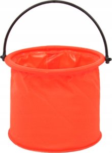 LeanToys Wiaderko Składane Wielofunkcyjne PCV Do Wody Pomarańczowe 2