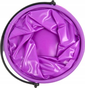 LeanToys Wiaderko Składane Wielofunkcyjne PCV Do Wody Fioletowe 3