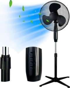 Wentylator ExtraLink EXTRALINK BRYZA, ESF-40D-BL, STANDING FAN, 3 BLADES, 3 SPEED SETTINGS, BLACK 1