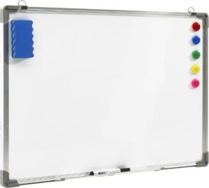 ExtraLink TABLICA MAGNETYCZNA BIAŁA SUCHOŚCIERALNA 120X90CM + AKCESORIA 2