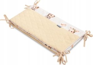 Sensillo OCHRANIACZ DO ŁÓŻECZKA MUŚLIN KRÓLICZKI BEŻOWE 2