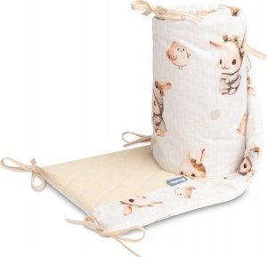 Sensillo OCHRANIACZ DO ŁÓŻECZKA MUŚLIN KRÓLICZKI BEŻOWE 3