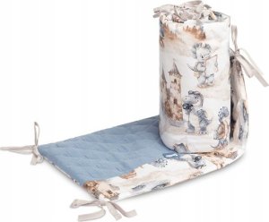 Sensillo OCHRANIACZ DO ŁÓŻECZKA MUŚLIN SMOKI JEANS 3