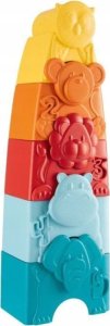 Chicco 164905 WIEŻA UKŁADANKA ZWIERZĄTKA 2W1 4