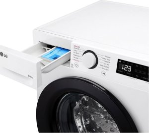 Pralko-suszarka LG LG | Washing machine with dryer | F4DR509SBW | Energy efficiency class A | Front loading | Washing capacity 	9 kg | 1400 RPM | Depth 55 cm | Width 60 cm | Display | Rotary knob + LED | Drying system | Drying capacity 6 kg | Steam functi 5