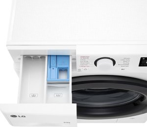 Pralko-suszarka LG LG | Washing machine with dryer | F4DR509SBW | Energy efficiency class A | Front loading | Washing capacity 	9 kg | 1400 RPM | Depth 55 cm | Width 60 cm | Display | Rotary knob + LED | Drying system | Drying capacity 6 kg | Steam functi 6