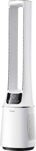 Wentylator Midea | Bladeless Fan with Air purifier | MFP-120 | Stand fan | White | Diameter 15 cm | Number of speeds 10 | Oscillation | Yes | Timer 3