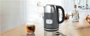 Czajnik Muse Muse Kettle | MS-020DG | Cordless | 2200 W | 1.7 L | Stainless steel | 360° rotational base | Stainless steel/Black 2