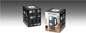 Czajnik Muse Muse Kettle | MS-020DG | Cordless | 2200 W | 1.7 L | Stainless steel | 360° rotational base | Stainless steel/Black 3