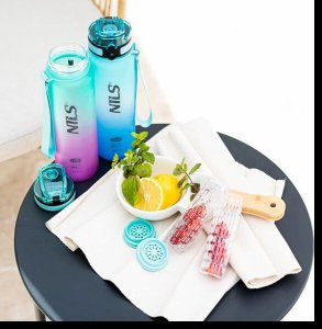 Nils Extreme NCD04 BUTELKA ZIELONO-RÓŻOWA TRITANOWA NILS CAMP 7