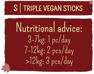 Duvo+ GARDEN BITES VEGAN TRIPLE STICKS "S" 13cm 70szt ( dispaly zawiera 70szt x 3 ) 2