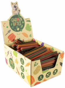 Duvo+ GARDEN BITES VEGAN TRIPLE STICKS "S" 13cm 70szt ( dispaly zawiera 70szt x 3 ) 3