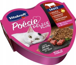 Vitakraft Poesie Delice Plus wołowina 85g 1