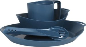 Lifeventure Ellipse 4-Piece Set - KFS / Bowl / Plate / Mug, Navy Blue 1