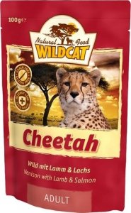 Wildcat  Wildcat Cheetah - dziczyzna, jagnięcina i łosoś saszetka 100g 1