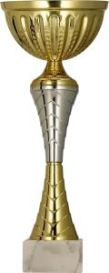 Victoria Sport Puchar metalowy złoto - srebrny 1